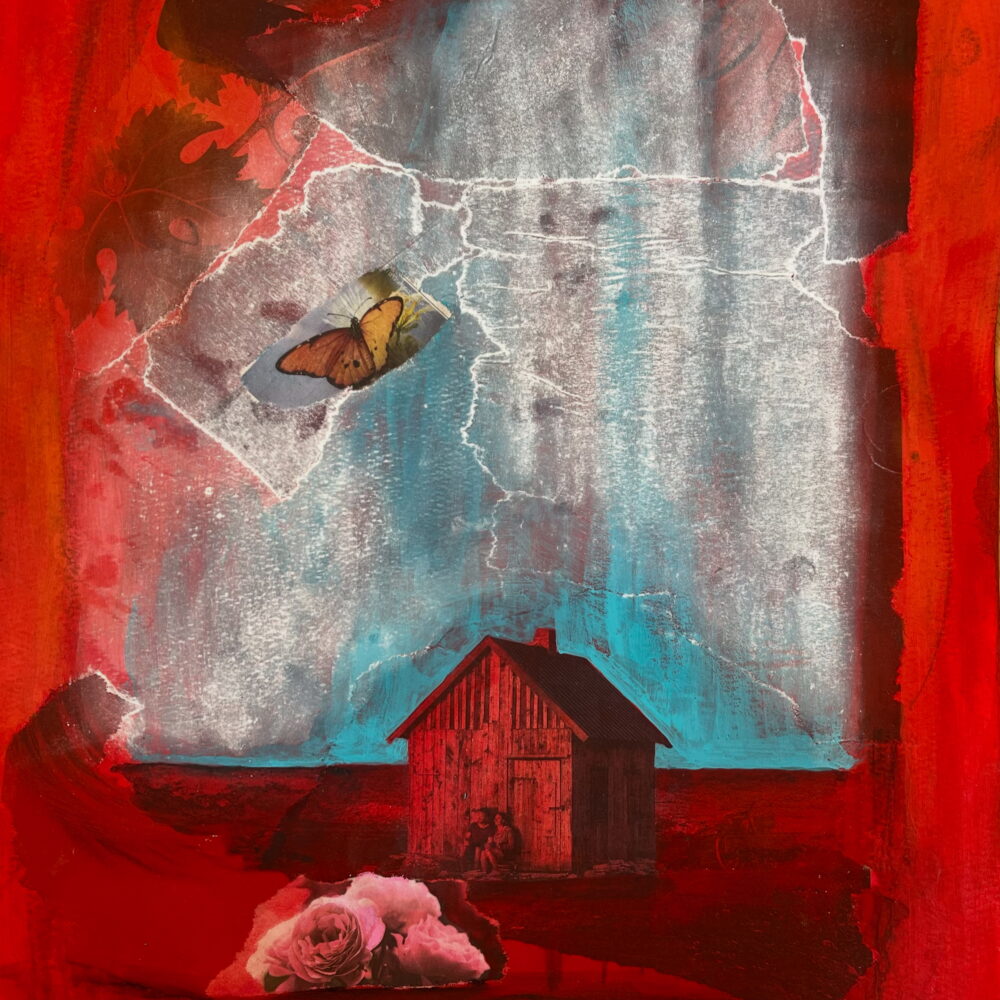 Målningar Mixed media