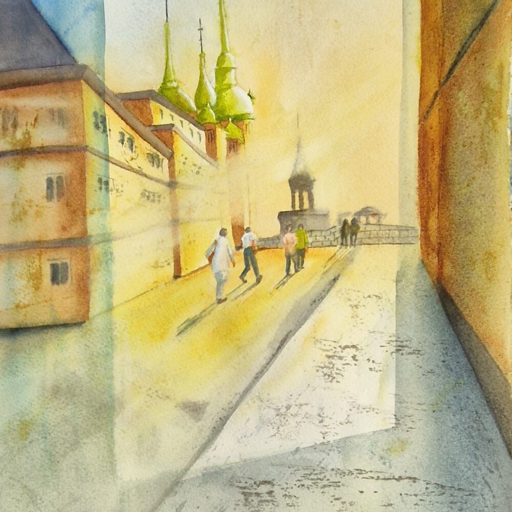 En-stadsgata-40×50-cm